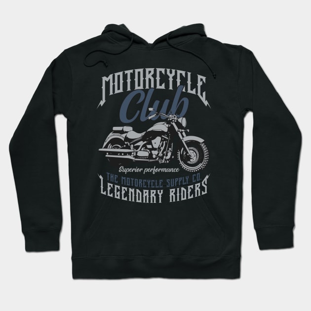 Motocycle club Hoodie by Design by Nara